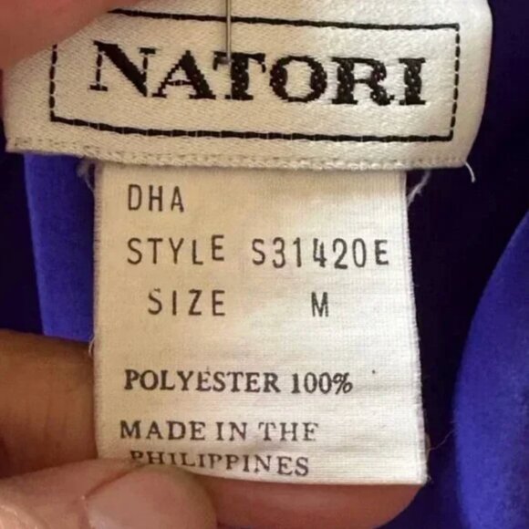 Natori Women's Plume Kimono with Lace Detail Robe Purple Size Medium - Picture 9 of 9